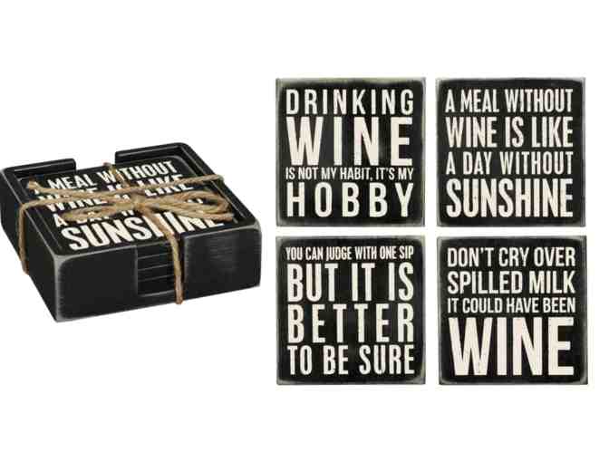 Primitives by Kathy Wine Coaster set - Photo 1