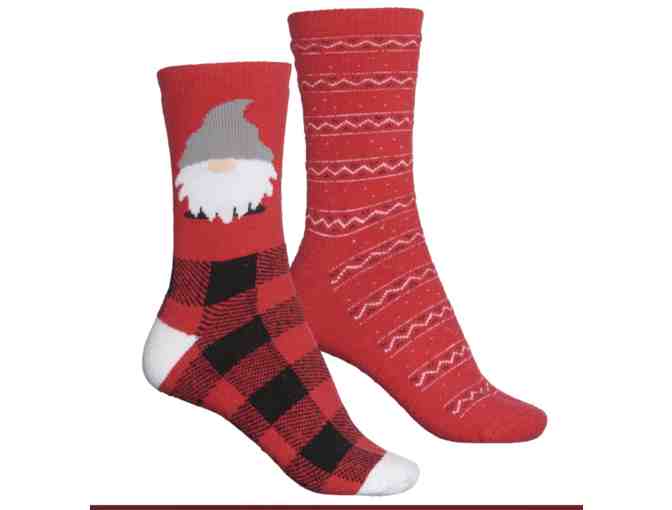 HALLMARK Terry-Lined Lounge Socks - 2-Pack, Crew - Photo 1