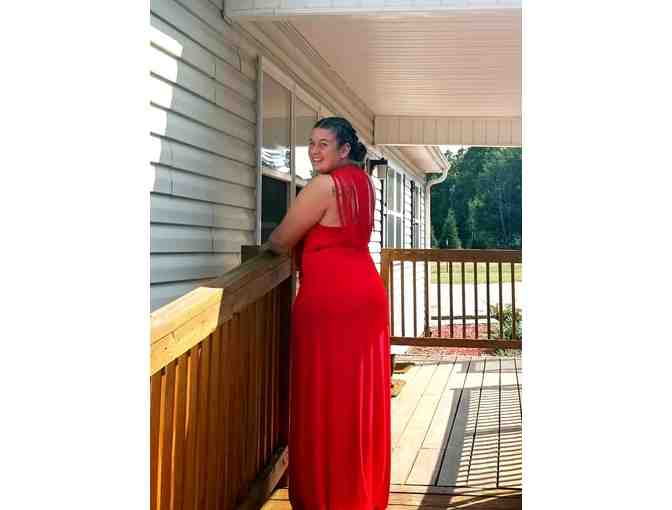 Ralph Lauren Red Formal Dress, XL