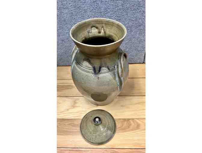 Large Ceramic Vase with Lid