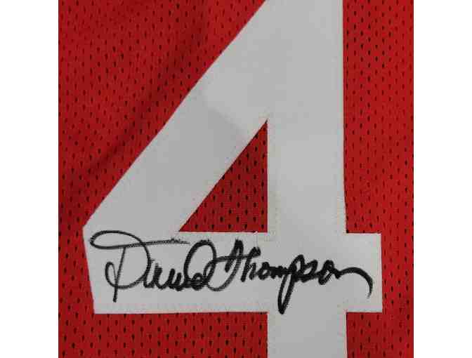 David Thompson Autographed NC State Jersey