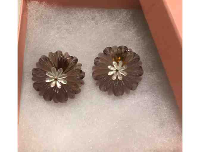 Flower Post Earrings by Nicola Bathie