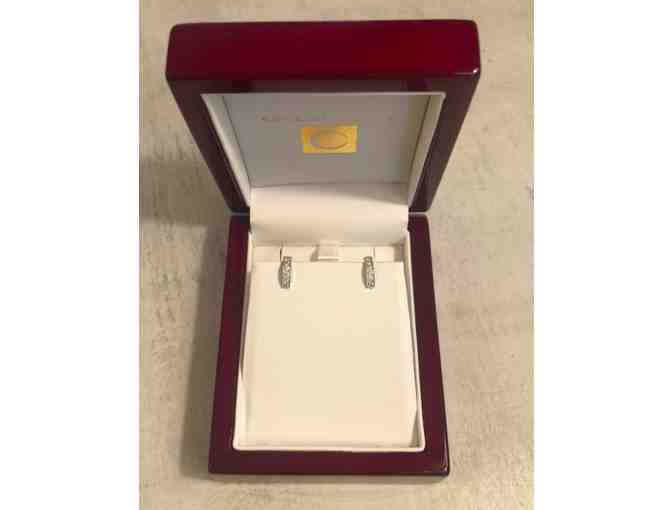 Diamond Huggie Earrings by Cook Diamonds