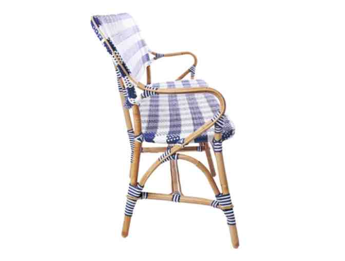 Navy and White Bistro Bench by Caitlin Wilson Designs