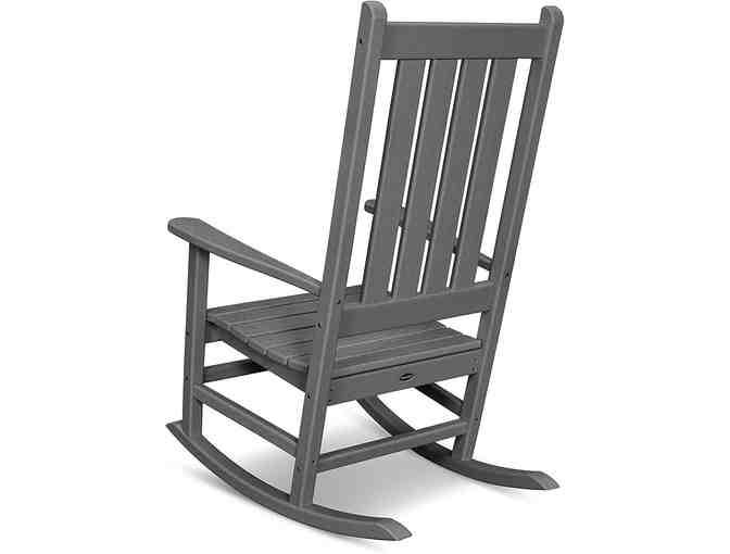 POLYWOODÂ® Vineyard Porch Rocking Chair (Slate Grey)