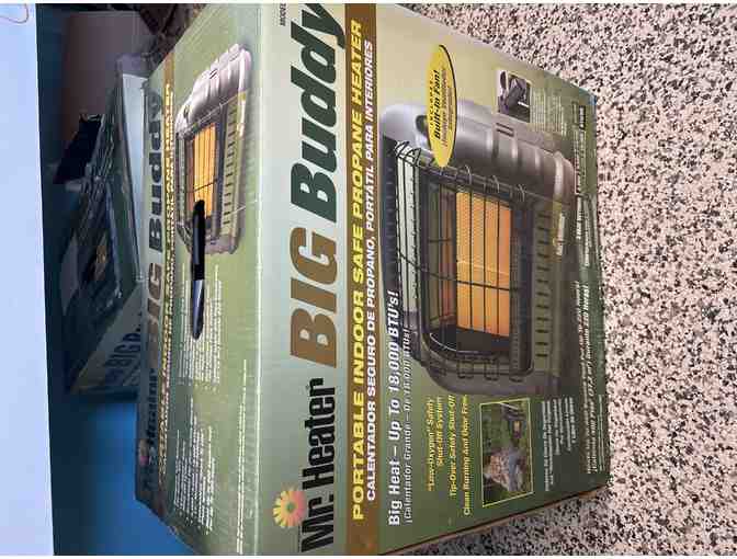 Mr. Heater BIG Buddy, Model MH18B, a portable indoor-safe propane heater