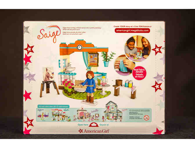 American Girl Mega Bloks Saige's Art Studio