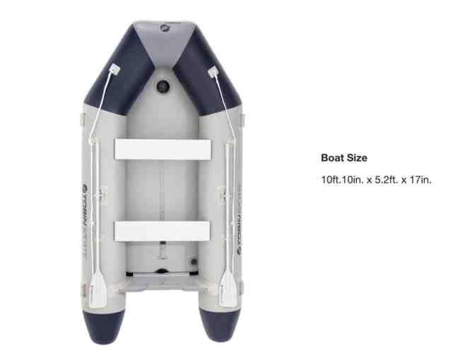 Tobin Sports Inflatable Boat w/Aluminum Oars