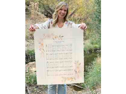 It Is Well- Wall Hanging Watercolor Art Piece by Emily Marschner