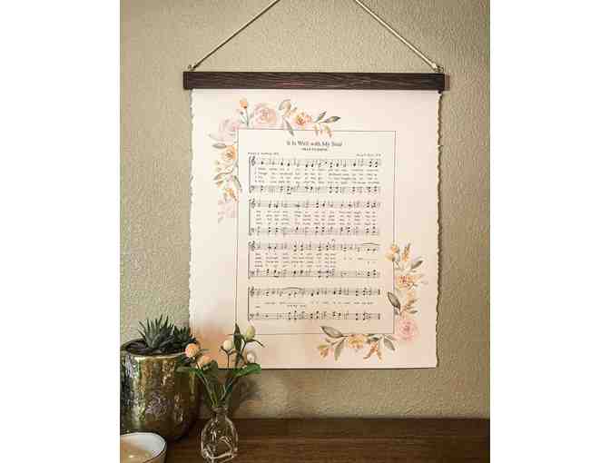 It Is Well- Wall Hanging Watercolor Art Piece by Emily Marschner