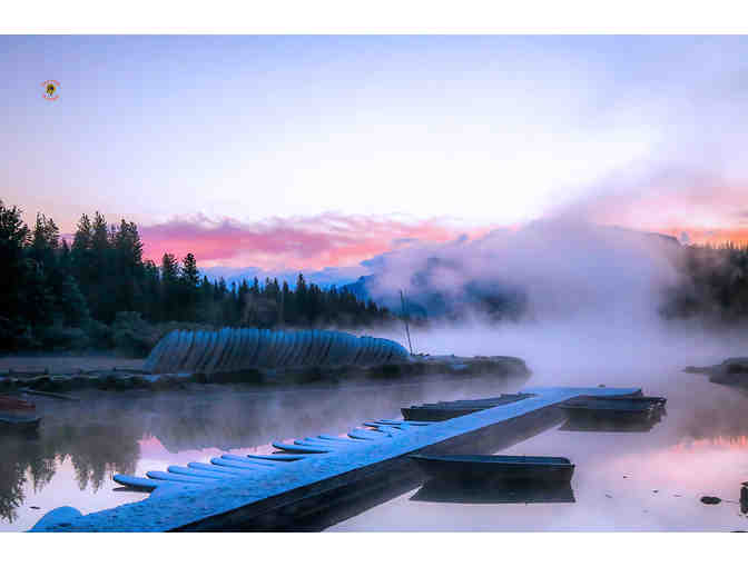 Hume Dock Float Mounted Metal Print by Ted Fletcher