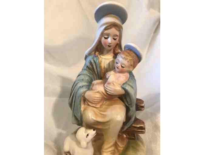 Vintage Mary and Baby Jesus Musical