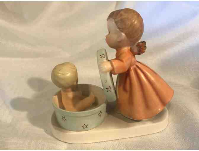 Vintage Angel with Baby Figurine