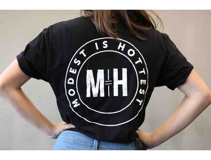 $25 Starbucks Gift Card and Modest is Hottest Shirt (Size L)