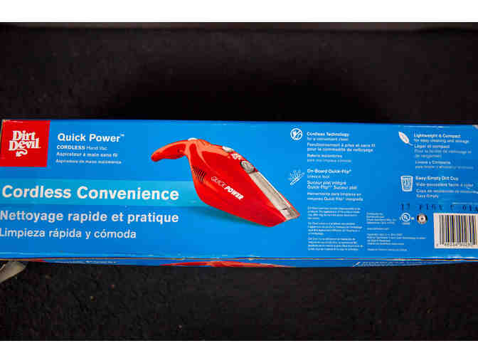 Dirt Devil: Quick Power Cordless Hand Vac 7.2V (red)