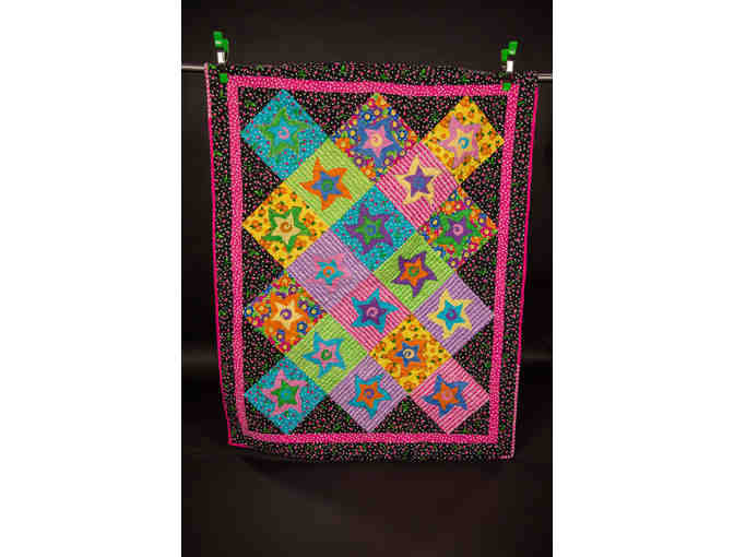 Happy Stars Lap Quilt
