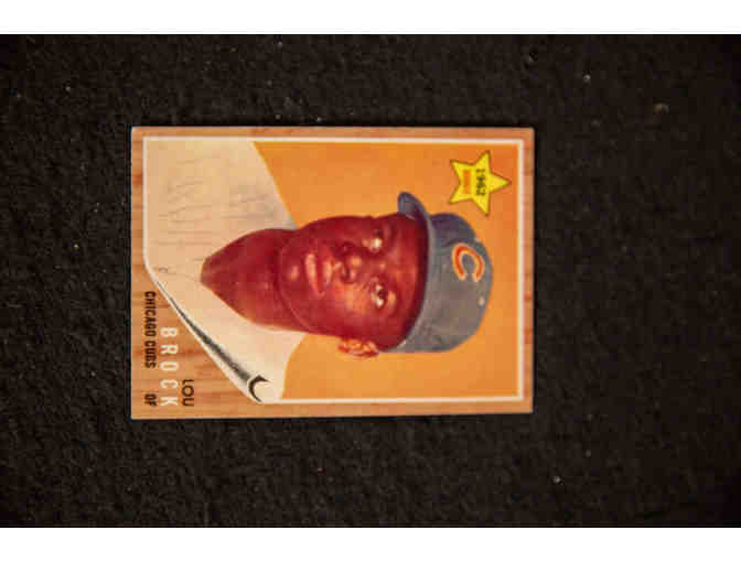 1962 Lou Brock Rookie Card by Topps