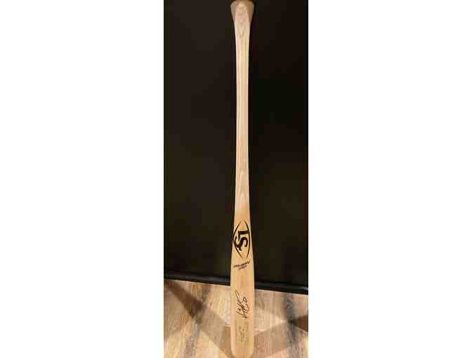 Stephen Vogt Signed Oakland A's Jersey and Signed Baseball Bat