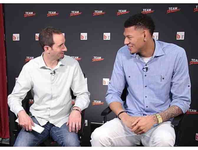 Shadow NBA Writer Howard Beck at a Nets Game