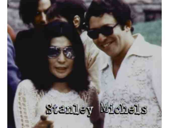 1971 Framed Photo - John Lennon, Yoko Ono, Miles Davis - Signed by Yoko Ono in 2004