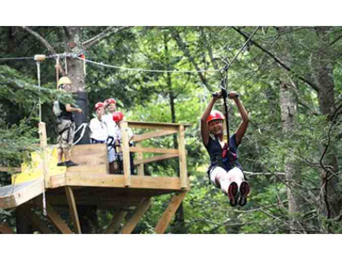 2 Gift Cards to Zipline Adventure Mid-Mountain Tour!