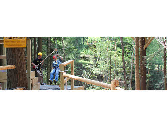 2 Gift Cards to Zipline Adventure Mid-Mountain Tour!