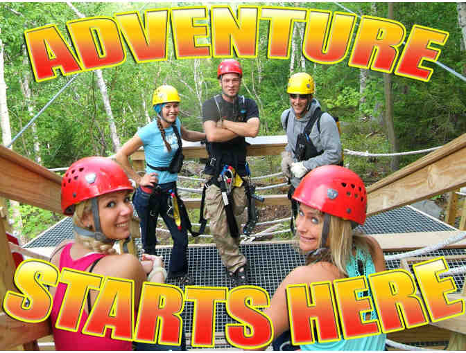2 Gift Cards to Zipline Adventure Mid-Mountain Tour!
