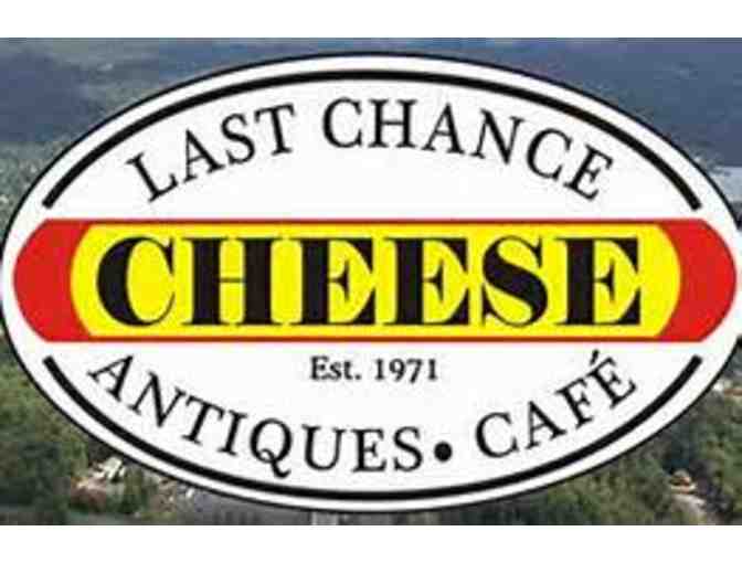 Last Chance Cheese & Antiques $100 Gift Certificate plus Last Chance and Beer Basket