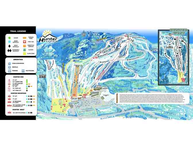 Hunter Mountain 2 lift tickets 2018-2019 season