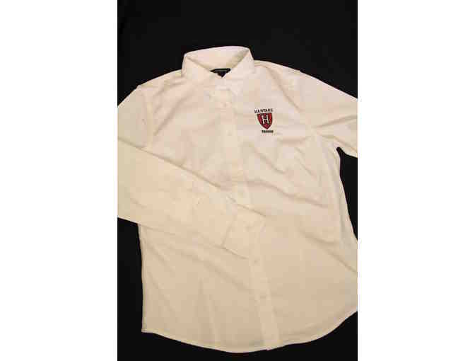 Harvard Tennis Button Down Blouse