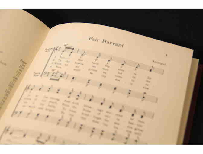 The Harvard Song Book - 1922 Second Edition