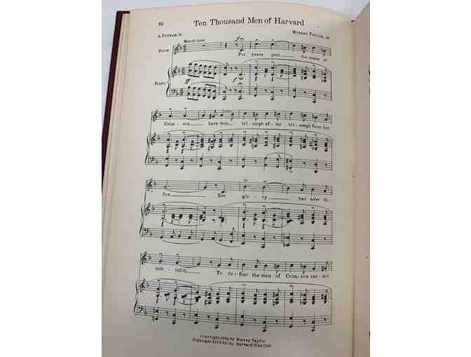 The Harvard Song Book - Copyright 1922, Fifth Edition (1931)