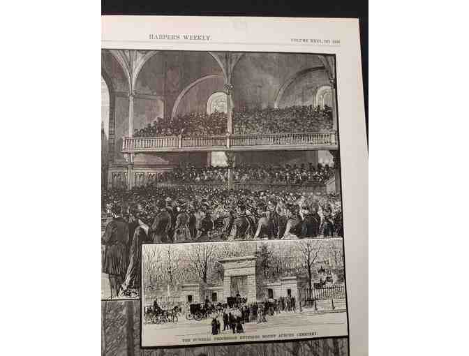 Harpers Weekly | Funeral of Henry W. Longfellow 1812