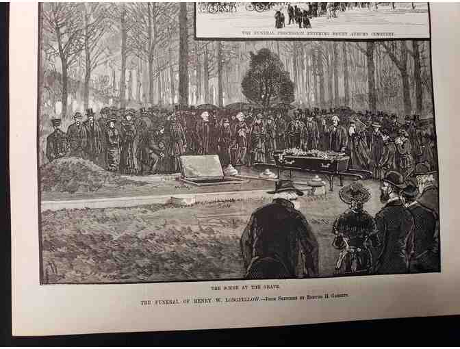 Harpers Weekly | Funeral of Henry W. Longfellow 1812