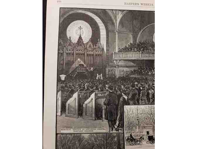 Harpers Weekly | Funeral of Henry W. Longfellow 1812