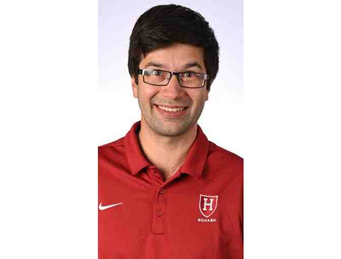 Two Private Squash Playing Lessons with Harvard Associate Head Coach Hameed Ahmed
