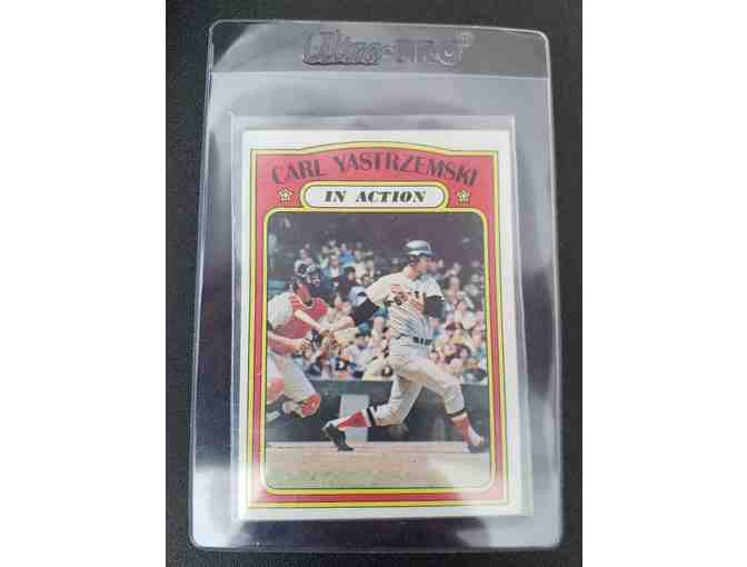 Carl Yastrzemski 1972 'In Action' Topps Baseball Card