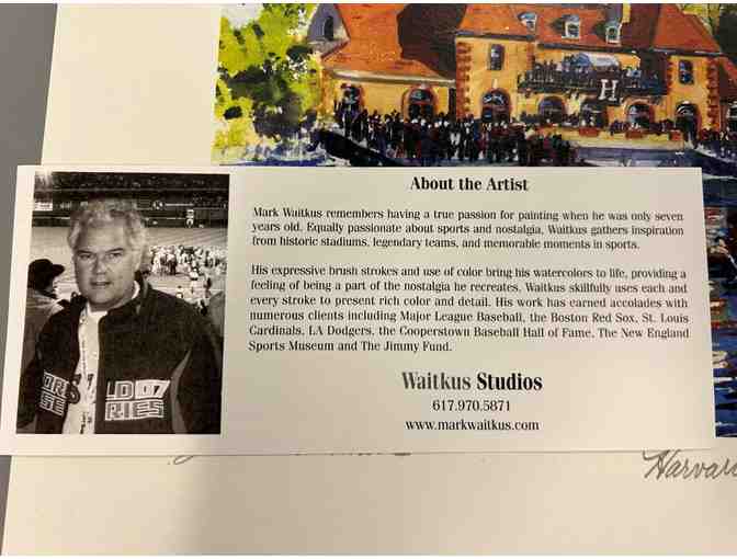 Weld Boathouse Watercolor Painting - signed by artist!