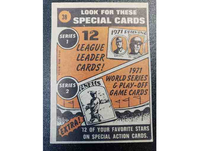 Carl Yastrzemski 1972 'In Action' Topps Baseball Card