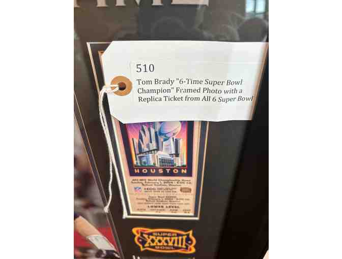 Framed Tom Brady 'Greatest of All Time' Memorabilia