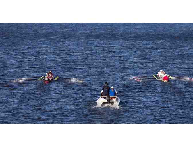 Ride in a Launch with Men's Rowing Coach, Charley Butt!