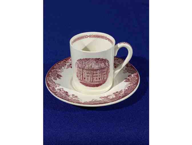 Harvard Wedgwood china set celebrating the tercentenary