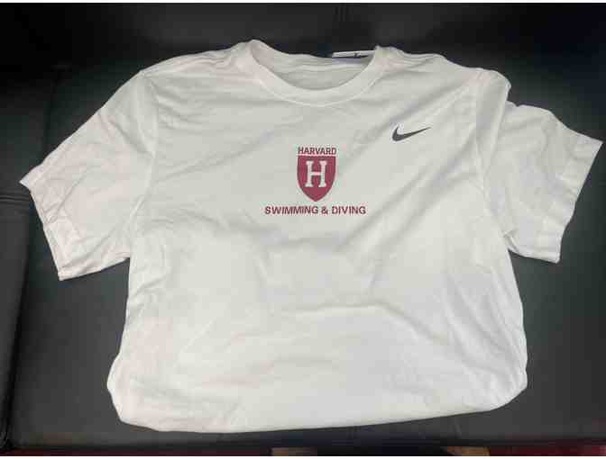 Harvard Swimming & Diving Official Team Gear Bundle - Tops and Backpack