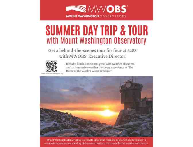 Mount Washington Summit Summer Day Trip - Mt. Washington Observatory VIP Experience