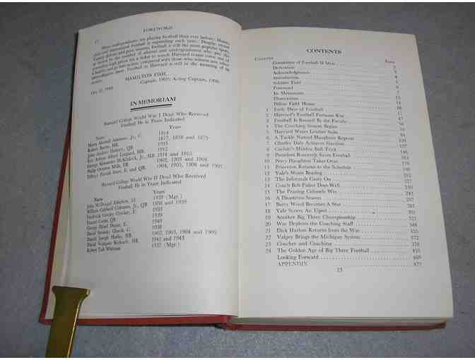 Antique Book 'The History of Football at Harvard 1874-1948'