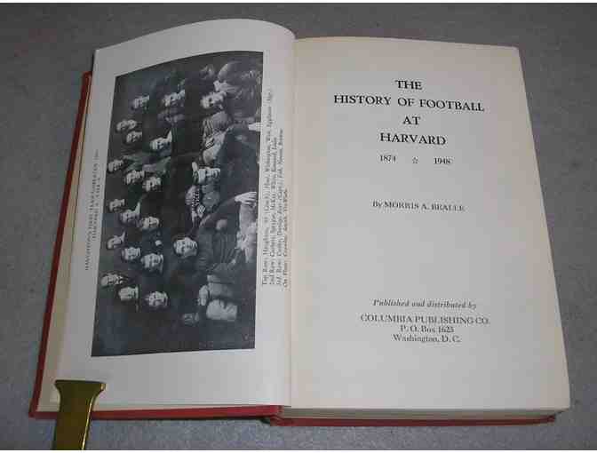 Antique Book 'The History of Football at Harvard 1874-1948'