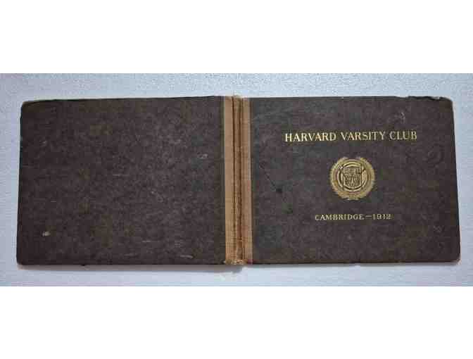 Original Vintage 1912 Harvard Varsity Club Book