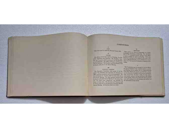 Original Vintage 1912 Harvard Varsity Club Book