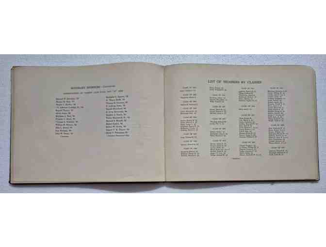 Original Vintage 1912 Harvard Varsity Club Book
