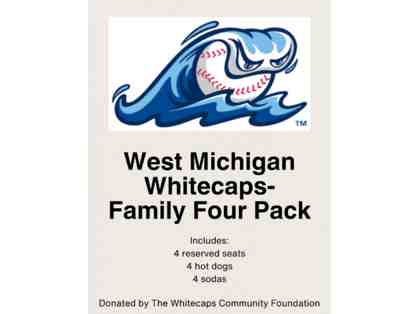 West Michigan Whitecaps Baseball Family Four Pack
